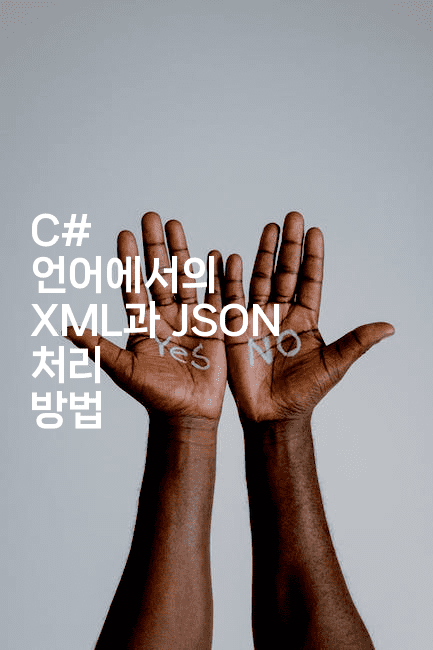C# 언어에서의 XML과 JSON 처리 방법