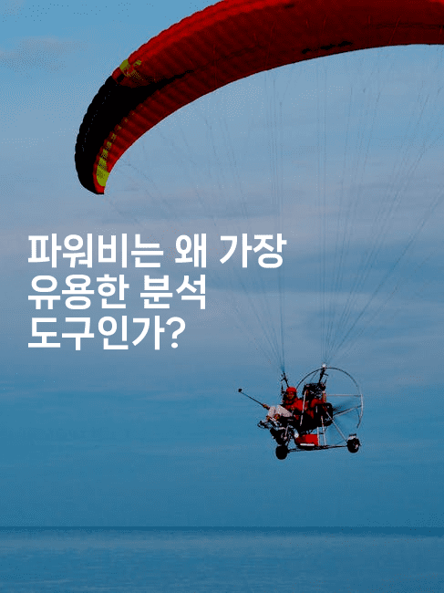 파워비는 왜 가장 유용한 분석 도구인가?2-씨샵샵