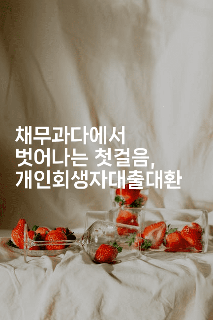 채무과다에서 벗어나는 첫걸음, 개인회생자대출대환-씨샵샵