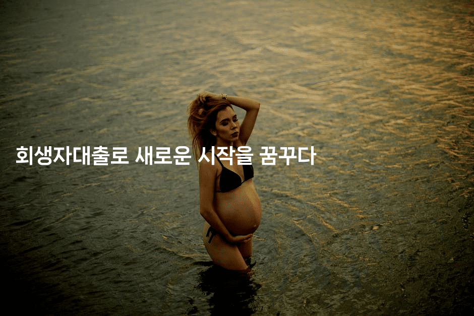 회생자대출로 새로운 시작을 꿈꾸다-씨샵샵