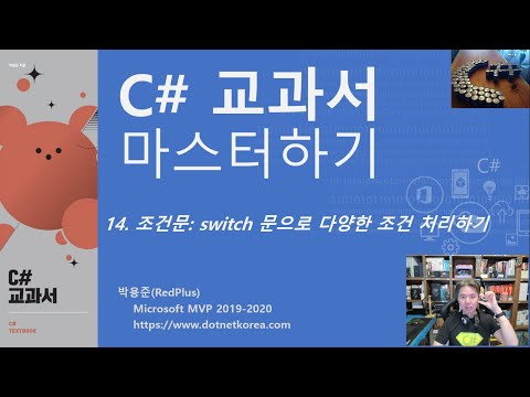 C# 강의, C# 강좌 - C# 교과서 마스터하기 14. switch 문으로 다양한 조건 처리하기